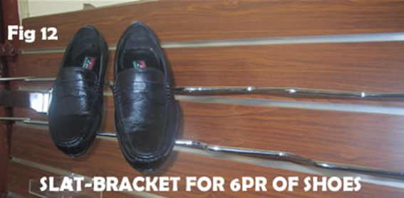 6 shoe slat hook